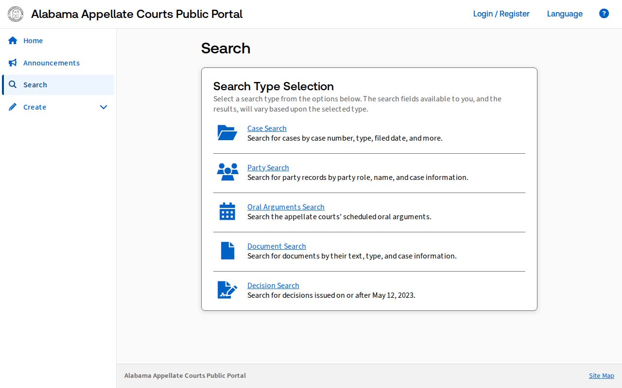 Henry County Circuit Clerk court records Alabama appellate public portal
