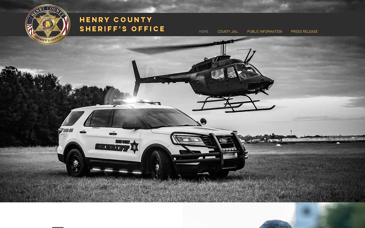 Henry County arrest records sheriff office homepage