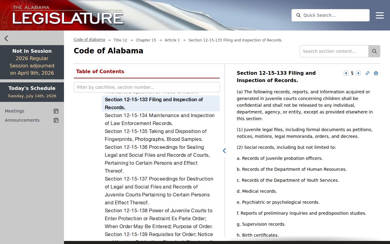 Henry County court records juvenile confidentiality statute