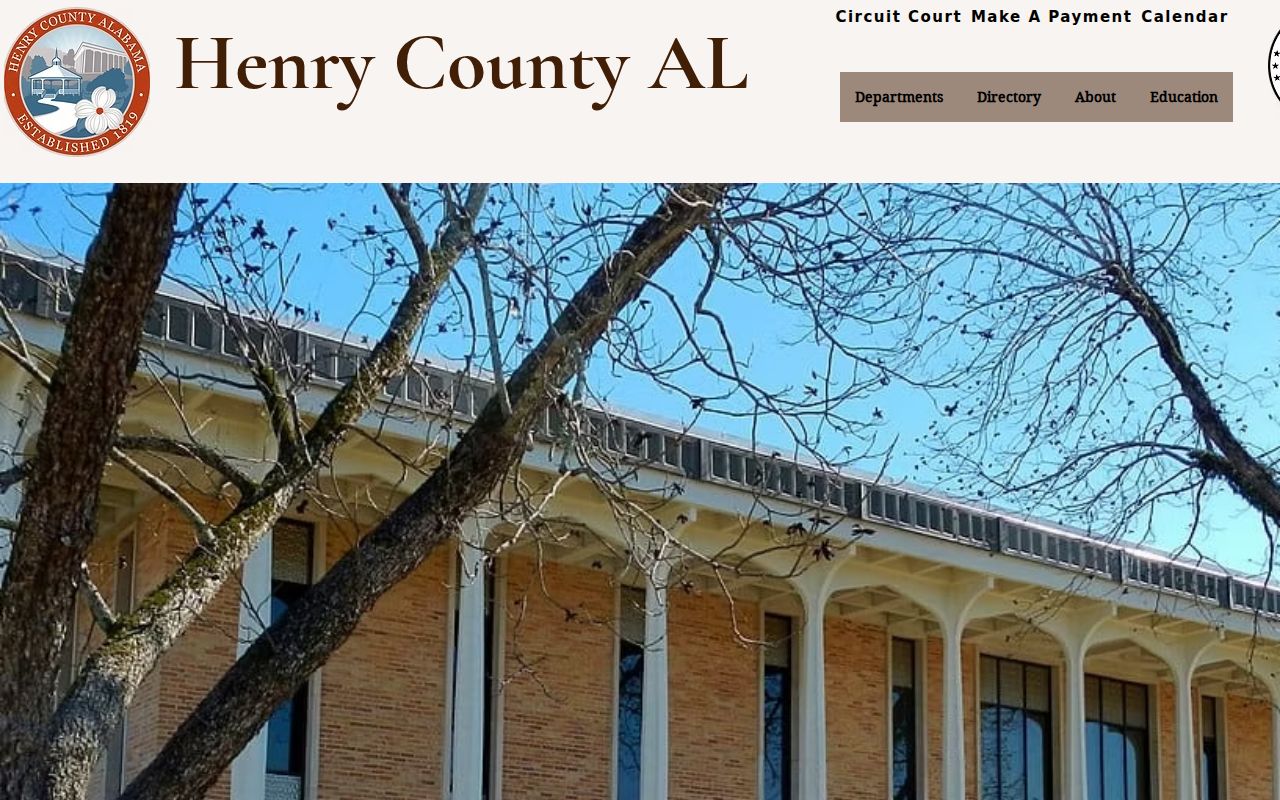 Henry County Court records official county homepage